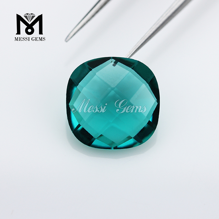 Wholesale Machine Cut Cushion Faceted Glass Gems