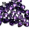 Wholesale 15MMx20MM Amethyst color loose cubic zirconia cz stone