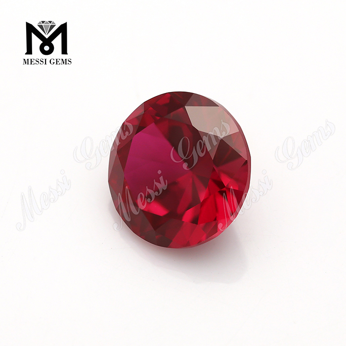 1.25 2.5 5.5 10 14mm Synthetic Ruby 5# Round sapphire Stones