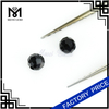 small size ball shape with hole 4mm black natural spinel