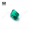 Emerad cut synthetic columbian emerald ring gemstone
