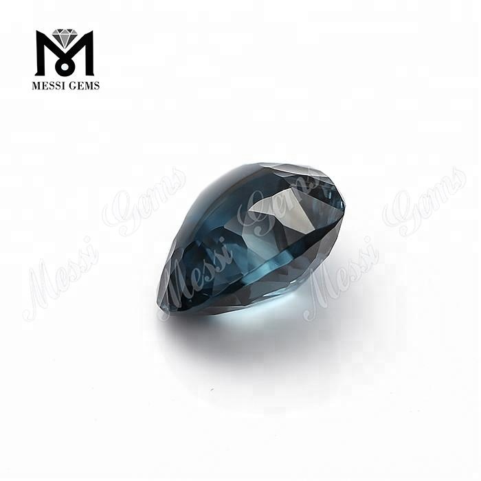 loose gemstones heart shaped natural london blue topaz stone