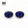 round diamond cut Blue #34 corundum synthetic sapphire stones