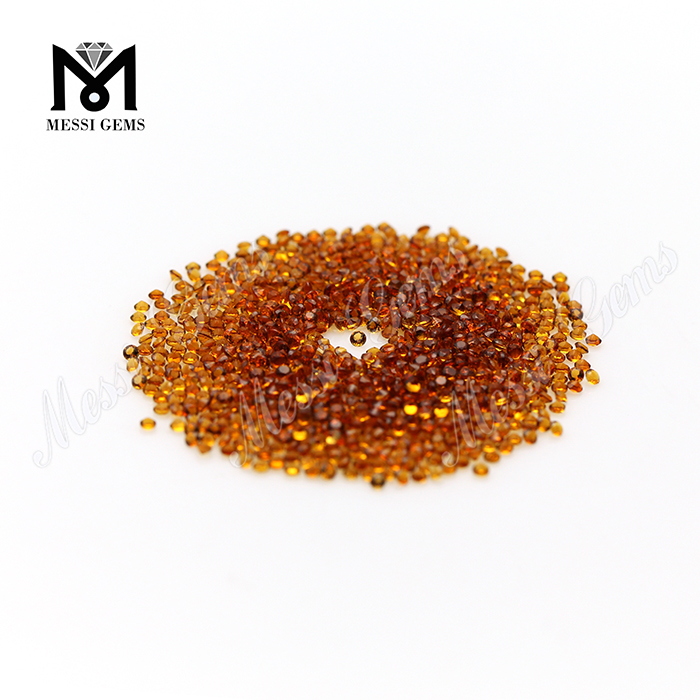 Wholesale stone price 1.5mm round amethyst loose gemstone