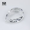 Wholesale Pear Cut 18 x 25mm Clear White Glass Stone Gems