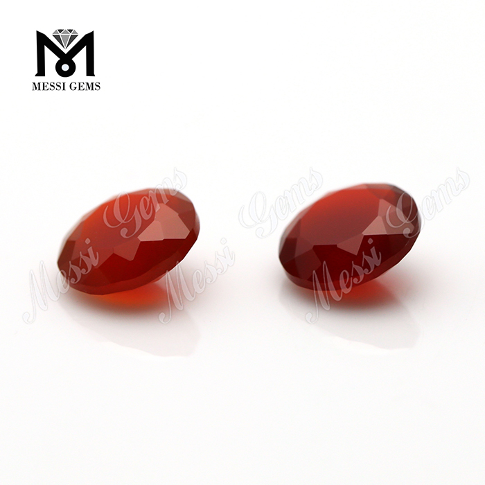 red 8.0mm agate beads stone