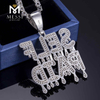 real iced out jewelry moissanite fashion necklace cuban pendant jewelry