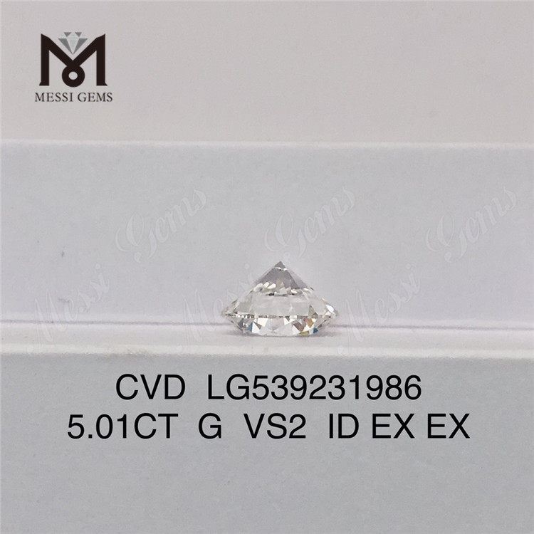 5.01CT G lab grown diamonds wholesale price vs2 loose synthetic diamonds factory price