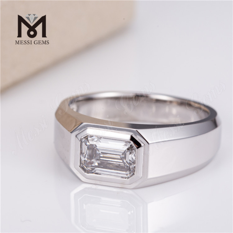 1ct E Colour IGI Lab Grown Diamond Emerald Cut Engagement Rings