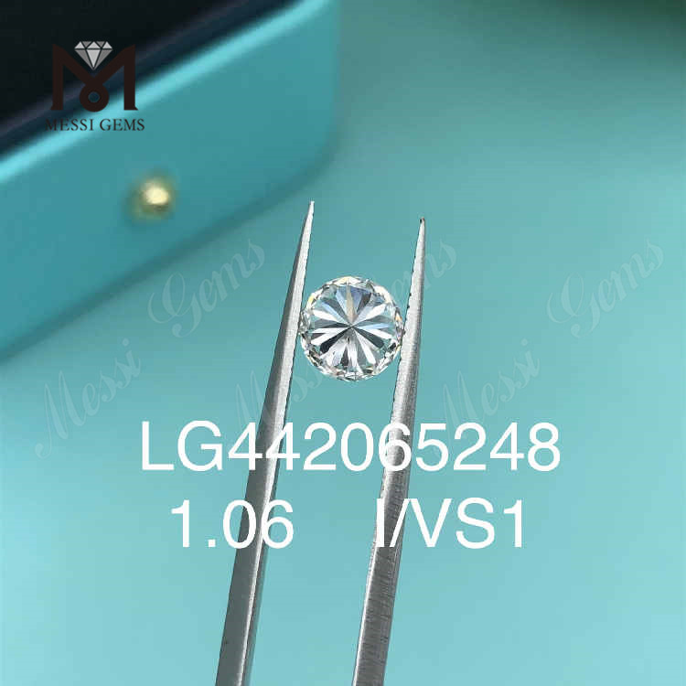 1.06CT I/VS1 round IDEAL lab grown diamond factory price