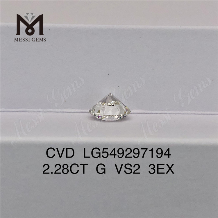 2.28CT G VS2 3EX CVD RD lab diamond factory price