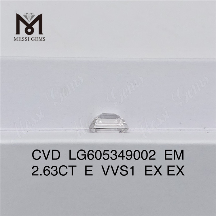 2.63CT E VVS1 EM IGI certificate for diamond CVD for Designers丨Messigems LG605349002