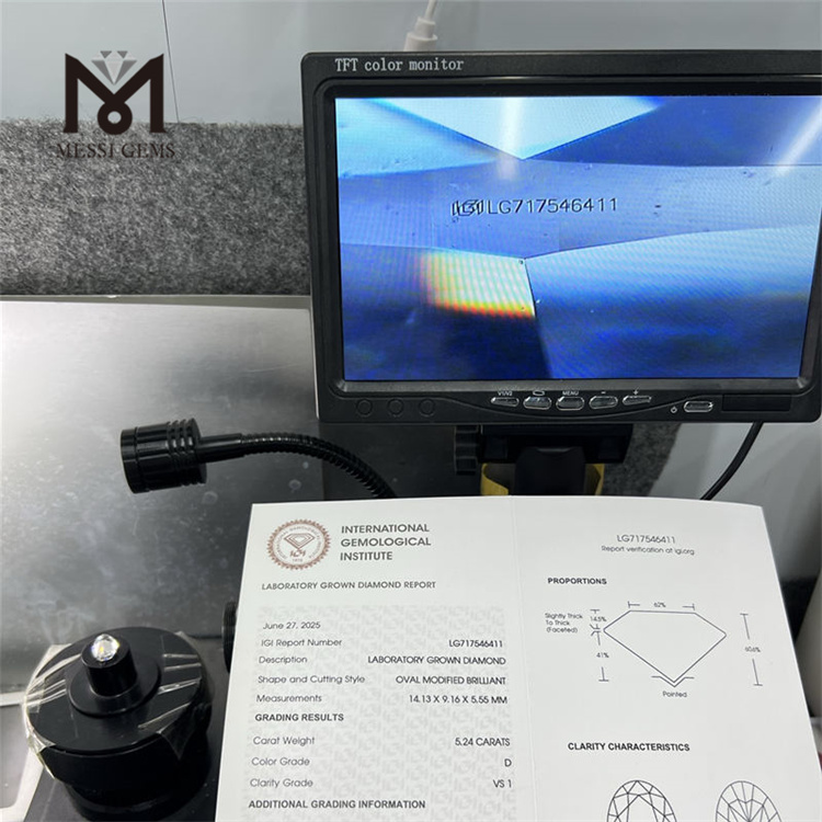 5.24ct d oval igi diamond labs 5.24ct d oval igi diamond labs