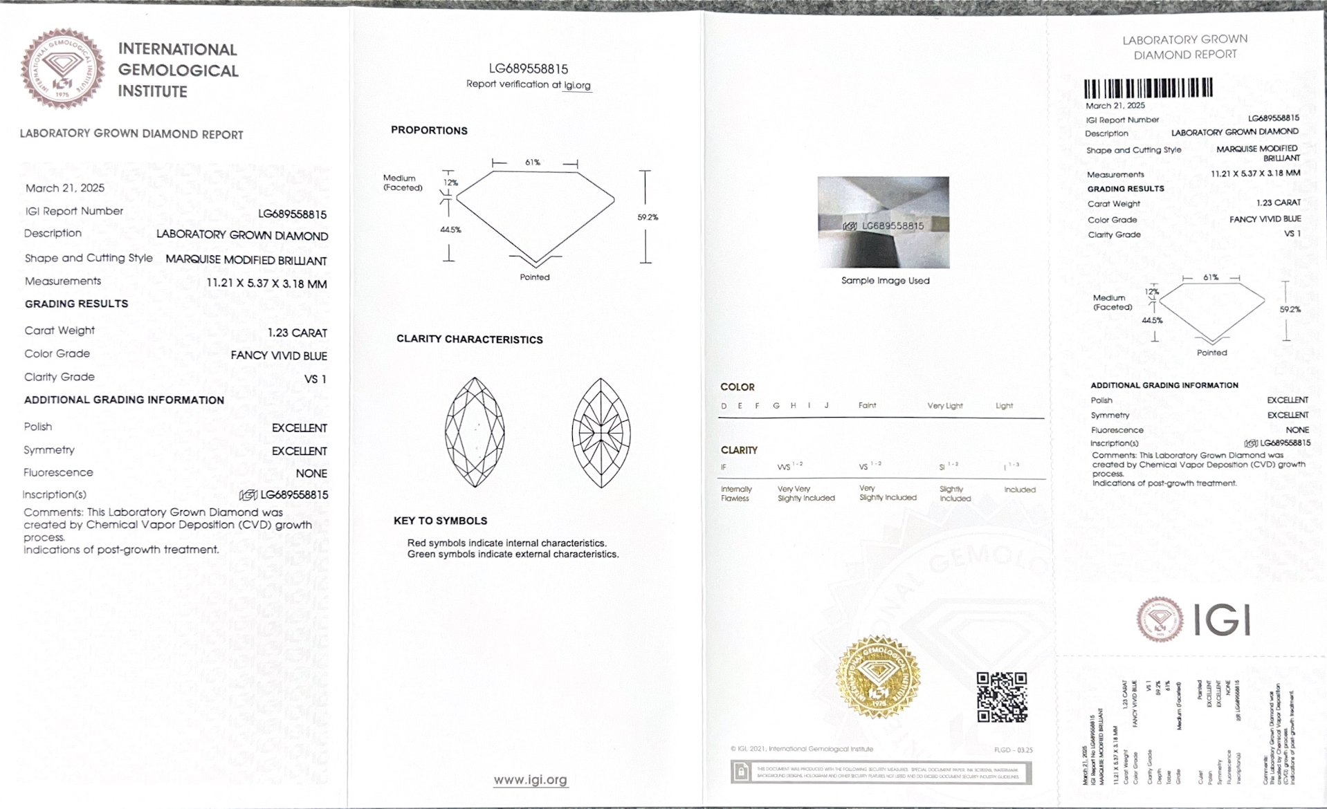 1.23ct blue mq igi simulated diamond 1.23ct blue mq igi simulated diamond