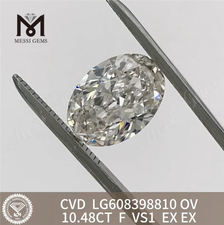 10.48CT OV F VS1 lab grown diamonds loose stones丨Messigems LG608398810 