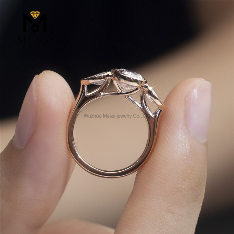 lab diamond engagement ring