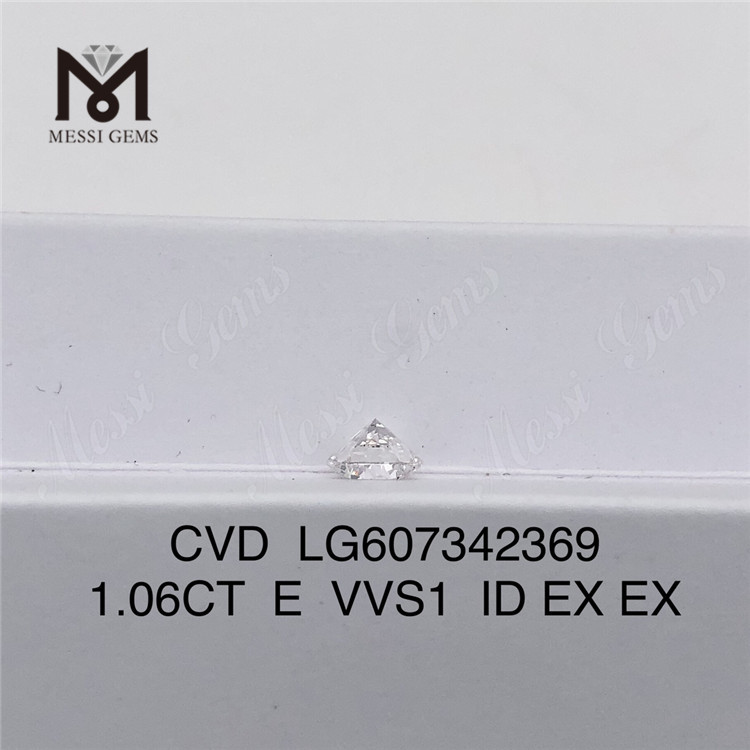 1.06CT E VVS1 1 carat lab grown diamond cost CVD Cost-Effective Luxury丨Messigems LG607342369