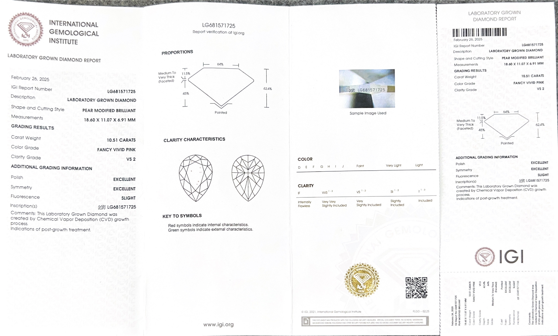 10.8ct pink pear ethical igi lab cultured diamond 10.8ct pink pear ethical igi lab cultured diamond