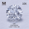 1.16 carat F VS2 Round BRILLIANT EX Cut lab diamonds CVD
