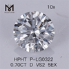 0.70CT HPHT Artificial Diamond D VS2 5EX Lab Diamonds