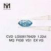 1.22ct Blue synthetise diamond VS1 IGI lab diamond