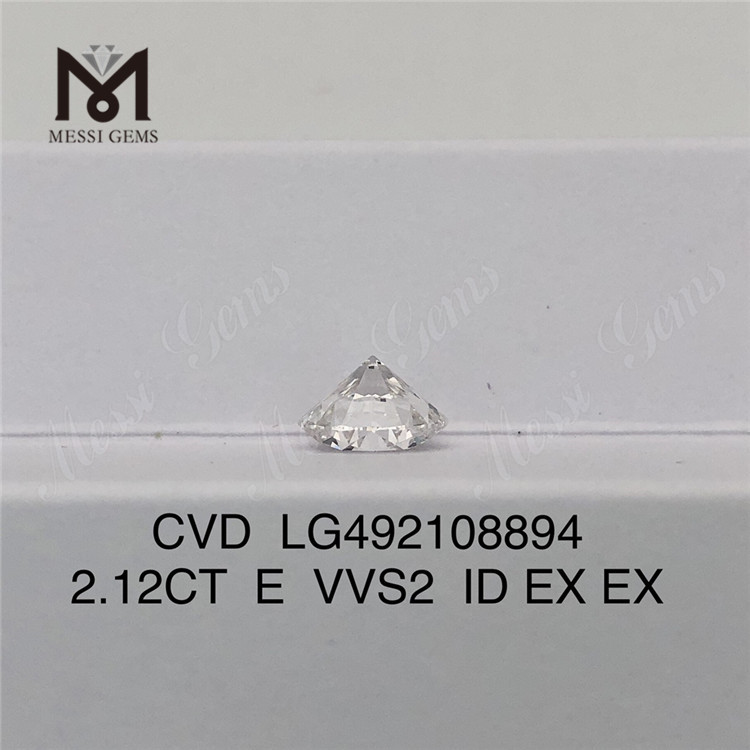 2.12CT E VVS cvd diamonds round 2ct loose lab diamond sale on sale