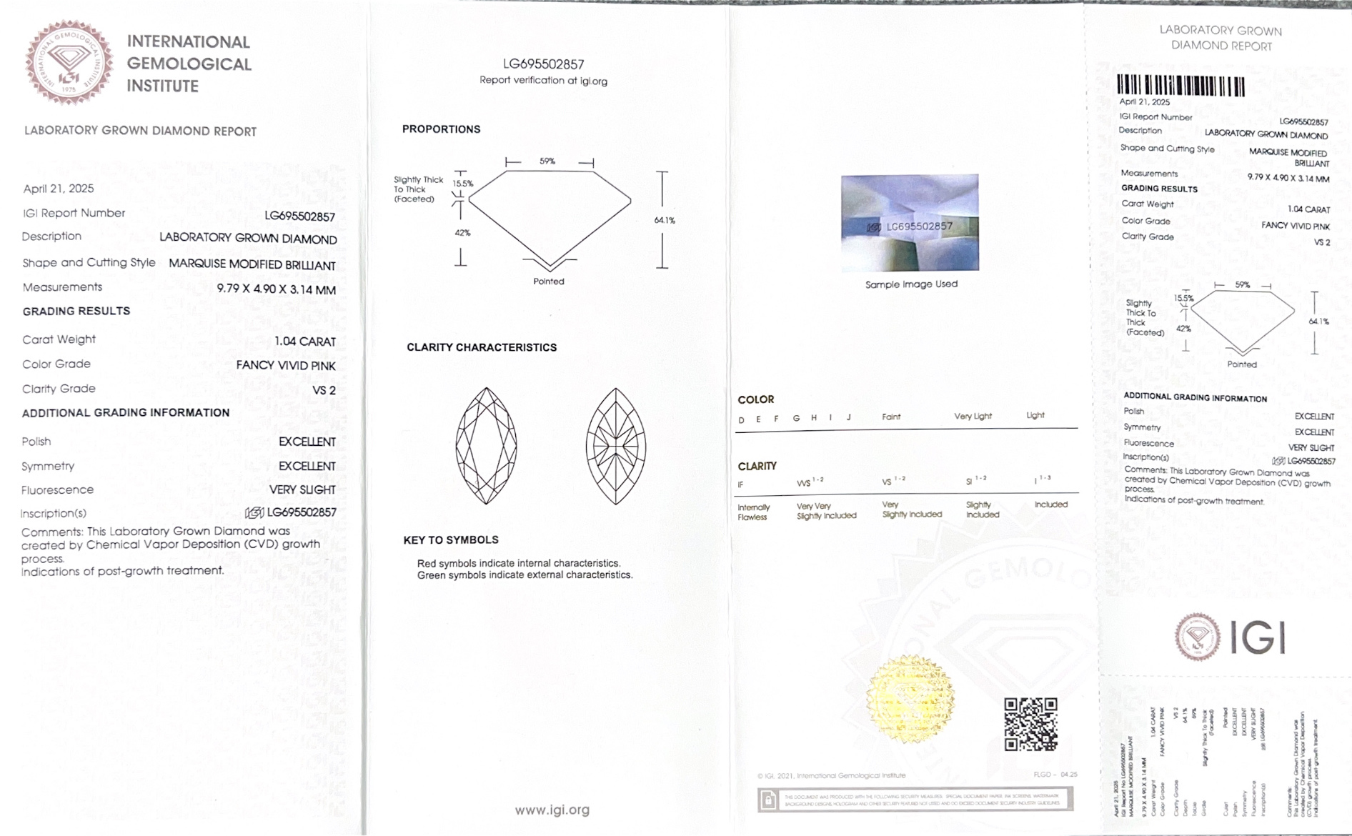 1ct fancy pink mq simulated diamond igi 1ct fancy pink mq simulated diamond igi