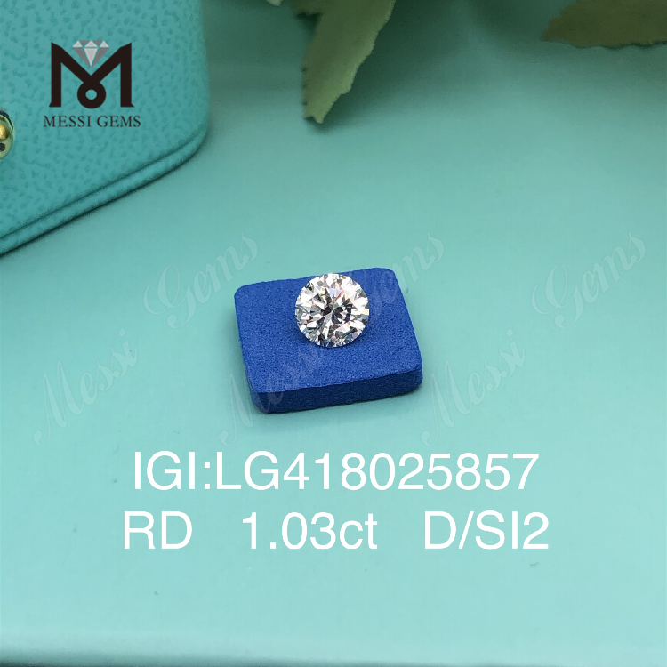 1.03CT D/SI2 round VG laboratory grown diamonds