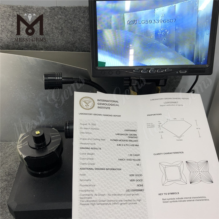 3ct yellow flower new diamonds cvd 3ct yellow flower new diamonds cvd