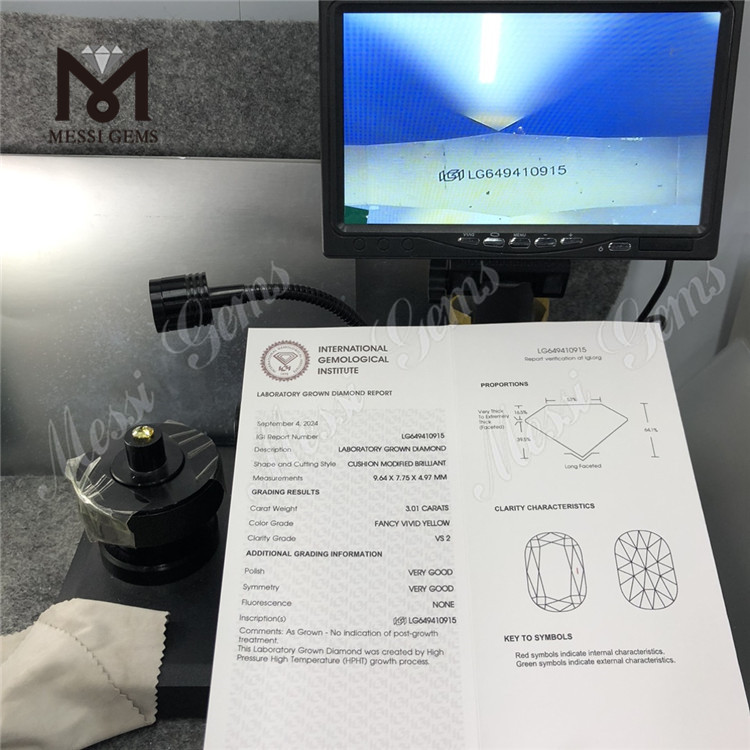 3ct yellow cushion made not mined diamonds 3ct yellow cushion made not mined diamonds