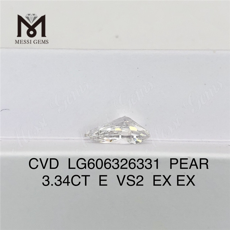 3.34CT E VS2 PS chemical vapor deposition diamond for All Your Jewelry Needs LG6063263