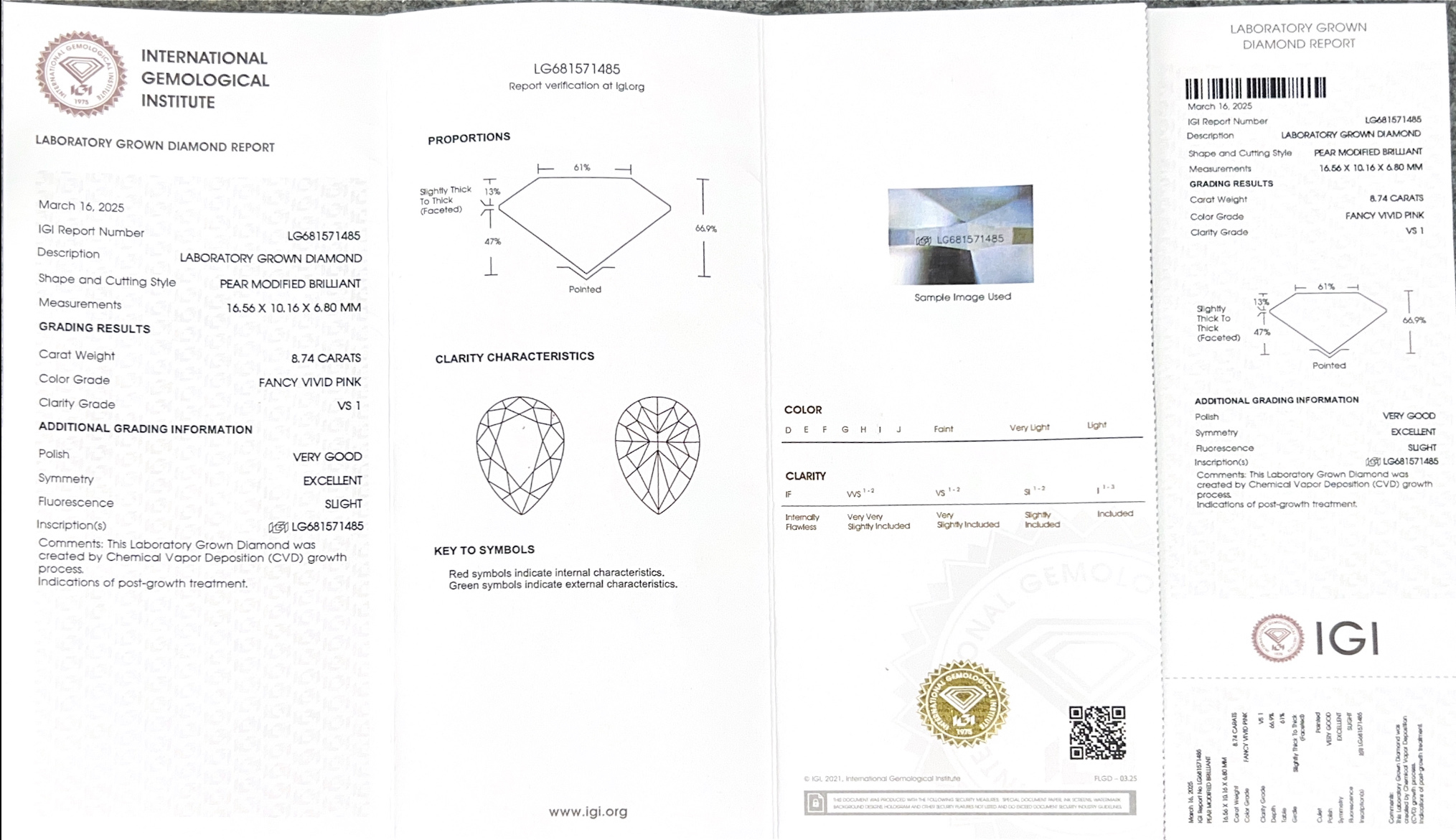 8ct pink pear best lab igi cultured diamond 8ct pink pear best lab igi cultured diamond