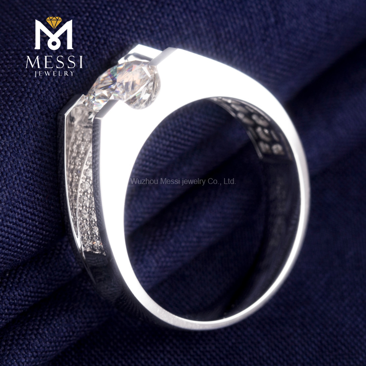 wedding moissanite gold ring for women