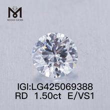 1.50 carat E/VS1 VG lab diamond 1.5 carat Round 