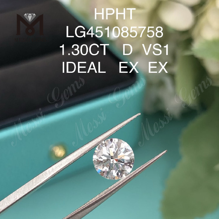 D 1.30ct HPHT RD lab diamonds IDEL Cut