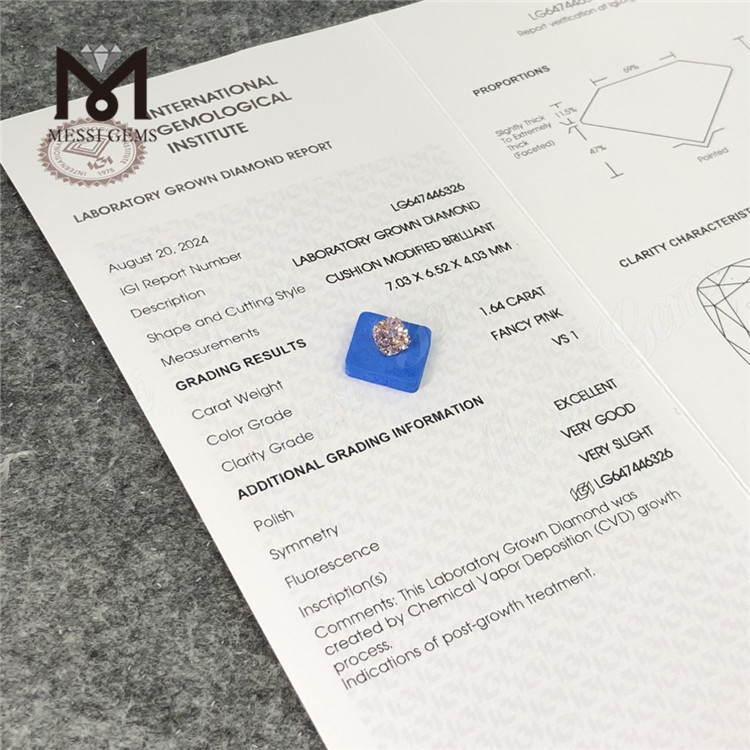 the igi pink diamond lab onsale the igi pink diamond lab onsale