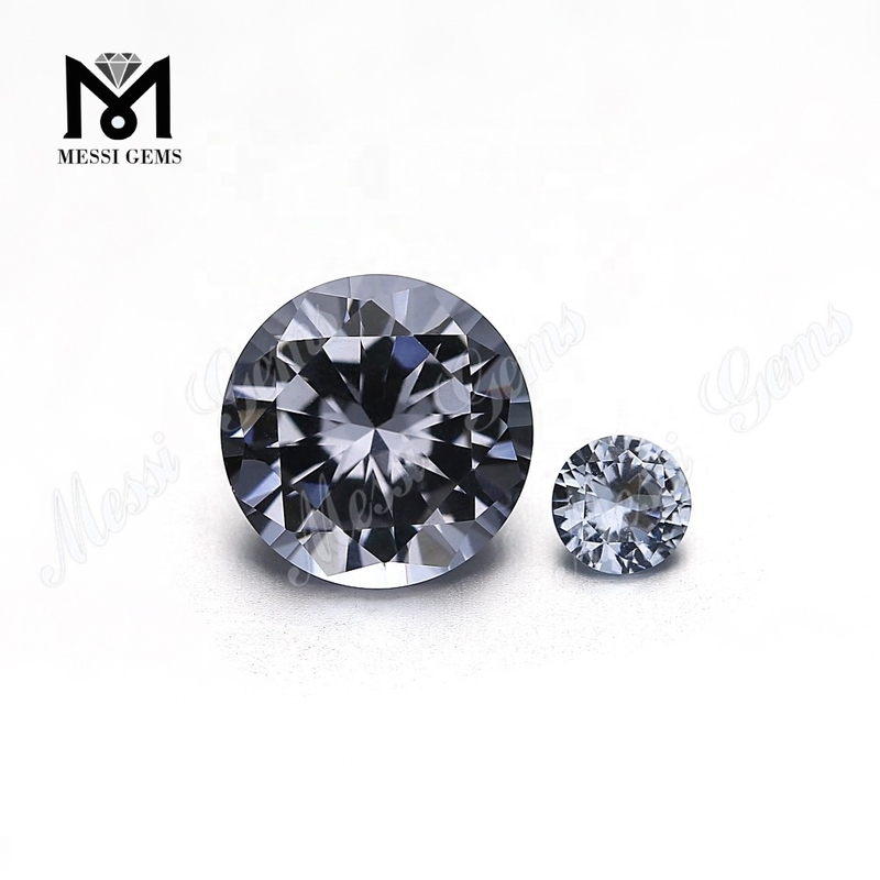 Russe ronde brillant cristal synthétique synthétique couleur de couleur change de pierres