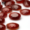 faceted oval cut natural red agate size 13*18mm