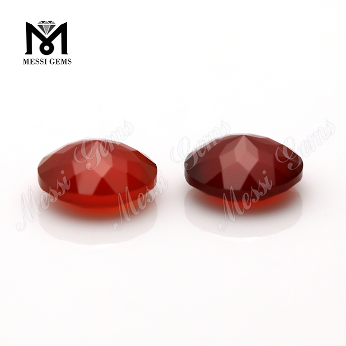 red 8.0mm agate beads stone