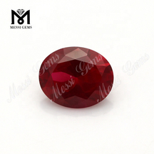 factory machine cut #7 red loose dark ruby stones