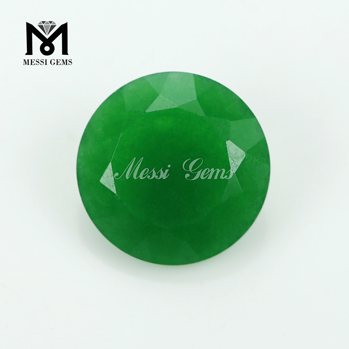 15mm round green Malaysia jade gemstone