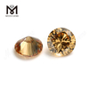 Round Brilliant Cut champagne Colored Synthetic Moissanite vv2 gemstone