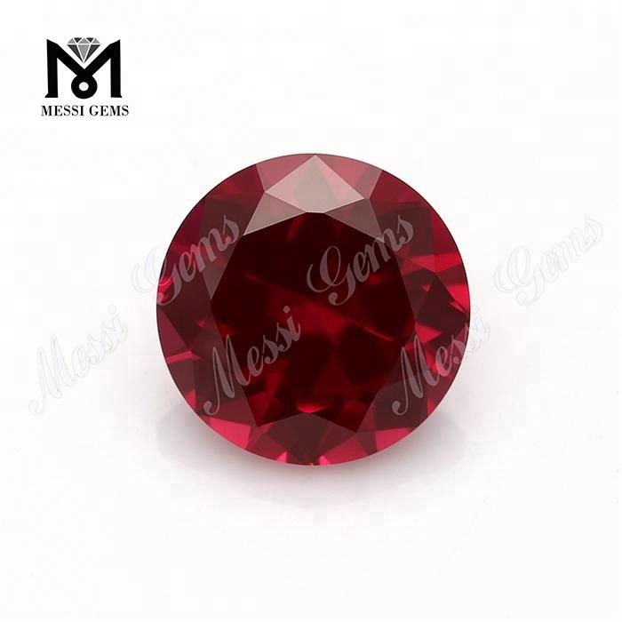 5# Red Corundum Оптовый натуральный круглый рубиновый камень