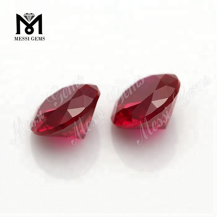 5# Red Corundum Оптовый натуральный круглый рубиновый камень