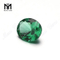 Synthetic oval shape green nanosital factory nano gemstone