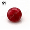 Round faceted jade nephrite, loose natural red jade stone