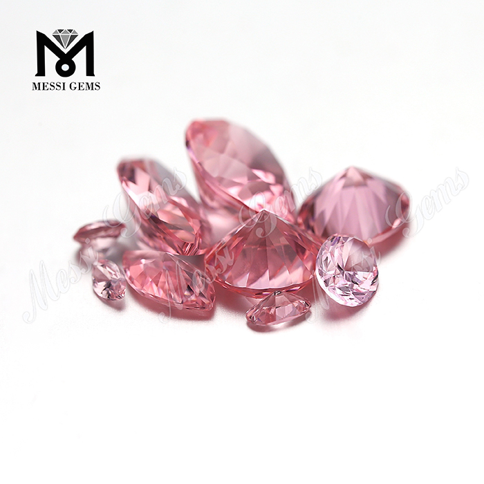 Heat resistant nanosital synthetic pink nano stone for jewelry