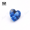 10x10mm heart cut 119# blue synthetic spinel gemstone