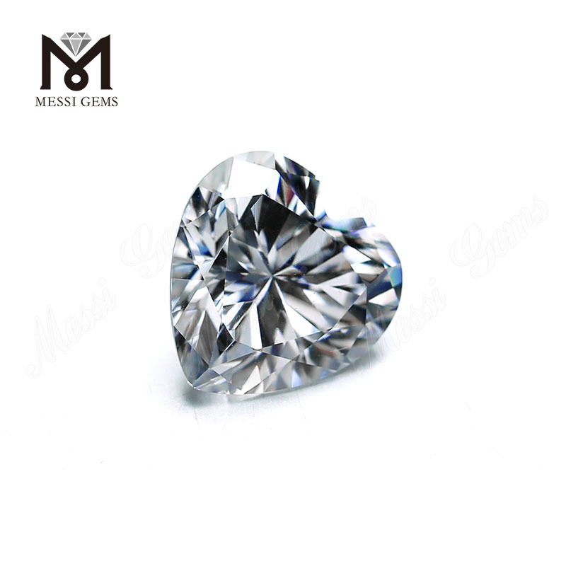 Factory DEF VVS Heart Cut Per Carat moissanite diamond Price