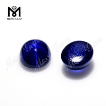 7x9mm Oval Shape Sapphire Gemstone Blue Star Sapphire For Ring